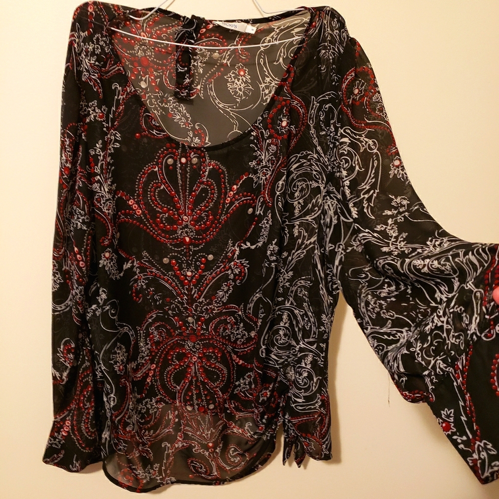 Sheer size 18 Ricki's tunic